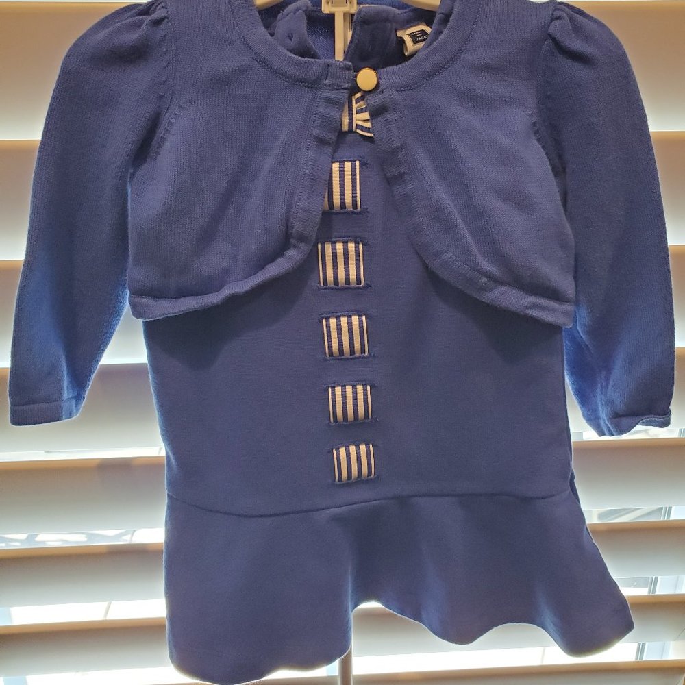Janie and Jack dress & cardigan set